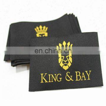 Custom clothing woven labels manufacturer woven label for garment