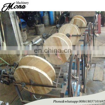 Wheat ,corn stalk ,grass straw rope knitting machine / rice straw rope making machine