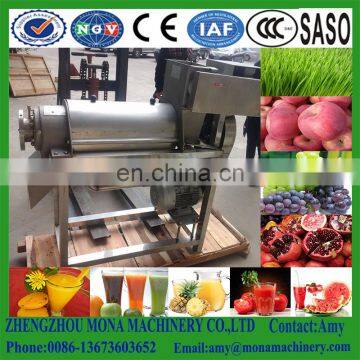 Top quality screw type juice extractor/Stainless steel ginger juice extractor/Industrial fruit juicer