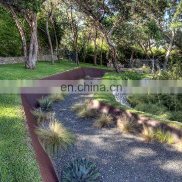 Outdoor Corten Steel Retaining Wall/garedn Edging/fencing for Landscaping photo-2