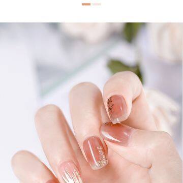 With No Peeling For Three Weeks Monochrome Nail Polish Gels Color Full / Clear photo-2