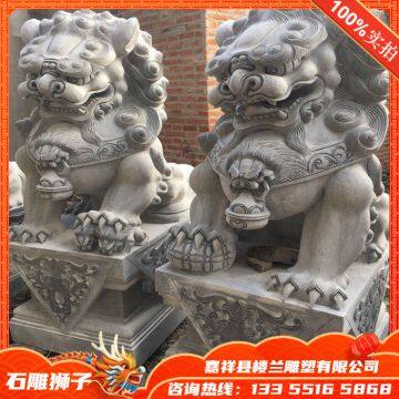 Marble Lion, Stone Carving Qilin Factory Custom, Chinese Carving photo-5