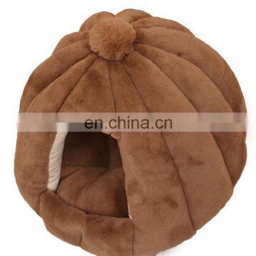 wholesale cheap dog beds Deep sleep round luxury soft plush cat dog pet bed