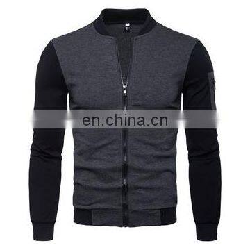 Custom Oversized Chevron Cardigan Knitted For Men Fashion Stand Collar Jacket photo-6