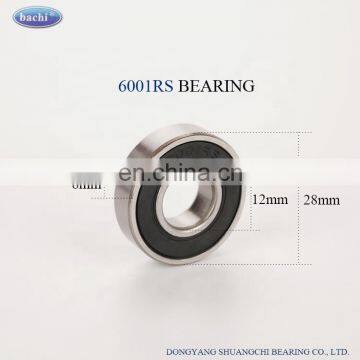 Bachi Low Price And Low Noise Stainless Steel Deep Groove Ball Bearing 6001 Bearing 12*28*8mm photo-3