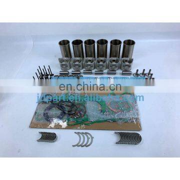 3408 Overhaul Kit With Bearings Piston Rings Full Gasket Set Liner Valve Kit For Cat Excavator