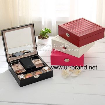 Factory Direct High-grade Gold Pu Leather Watch & Jewelry Box for Gift Packaging