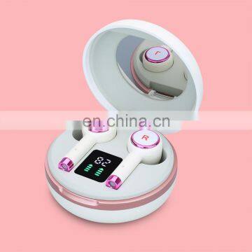 Bluetooth Earbuds Earphone Wireless TWS With Charger Case Headset Flashlight Mirror for Ios and Android photo-5
