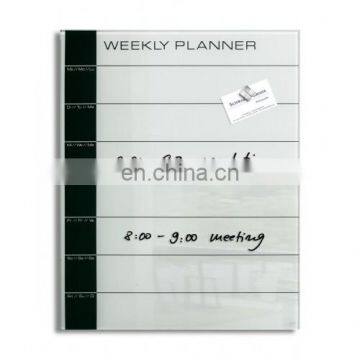 Hot Sale Glass Magnetic Whiteboard Planner Calendar for Office photo-5