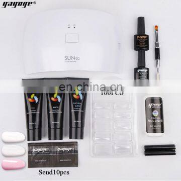 Nail Kit Art Gel Nail Set Kit With Uv Lamp