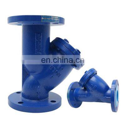 Bundor Cast Iron DN80 Flanged End Class 150 Flange Y-type strainer