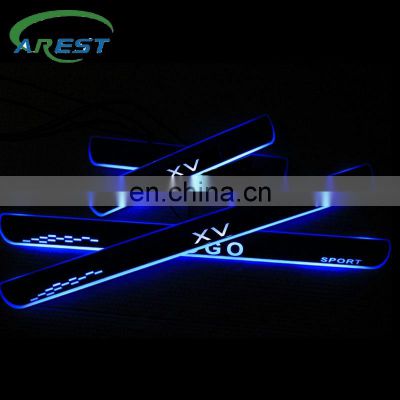 LED Door Sill Threshold Light for Subaru XV (GP) 2011-2020 (GT) 2017-2020 Moving Light Car Door Scuff Plate Threshold Guard