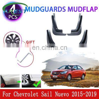 for Chevrolet Sail Nuevo 2015 2016 2017 2018 2019 Mudguards Mudflaps Fender Mud Flap Splash Guards Protect Wheel Car Accessories