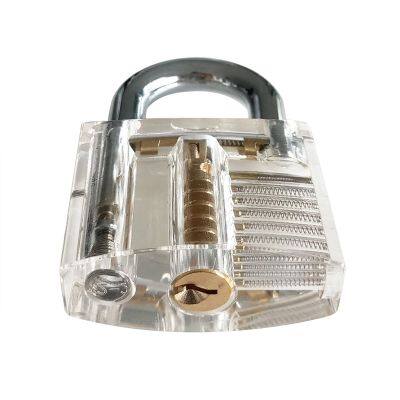 Top Security Cheap Clearly Good Quality Waterproof Anti Rust Brass Padlock 20-70mm Anti Theft Transparent Padlock photo-2