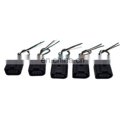 5PCS 3-Way A C Pressure Switch Sensor Wiring Plug For For VW Golf Passat Audi