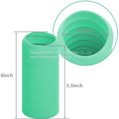 Custom Slim Can Soda Bottle Bottle Cooler Silicone Sleeve For Outdoors Events Party photo-2