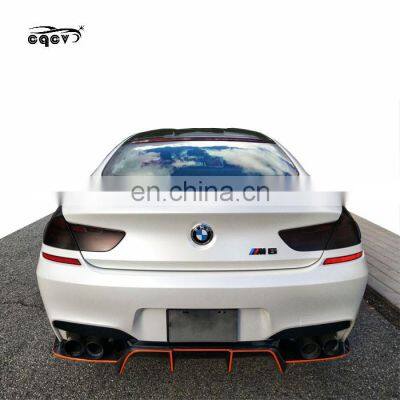 2016 carbon fiber diffuser spoiler body kit for bmw m6 auto tuning accessories