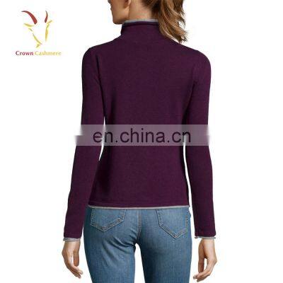 Winter New Fashion Ladies Turtleneck Cashmere Pullover Sweater photo-2