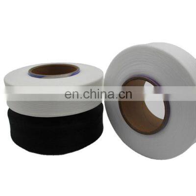 Cheap Price AA Grade Black Colour DTY 75D/36F With 40D Spandex Air Covered Yarn for Earloops photo-5