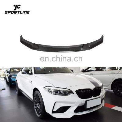 Carbon Fiber F87 M2C GTS Front Splitter for BMW M2 Competition 2019-2021