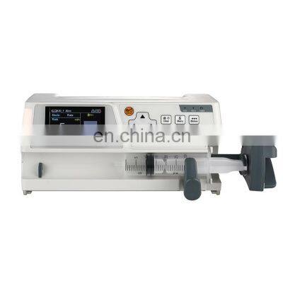 CE Approved Portable Electronic Single Channel Syringe Pump with Open System