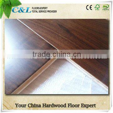 UV Lacquered Engineered American Walnut Flooring