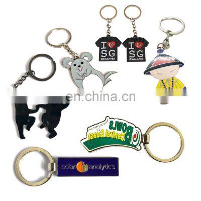 Wholesale heart Couple keychain custom Metal Type Valentine' s day Souvenir gift couple keychain with logo