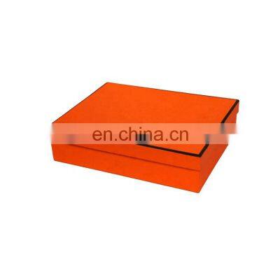 Best Sell Luxury Design Logo Custom Special Paper Coat Grey Board Cover and Base Two Pieces Paper Box for Shoes photo-3