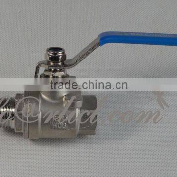 304 Stainless Steel BALL VALVE 1/2" NPT Keg Beer Brewing Homebrew With 1/2" MPT thread one end