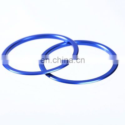 Fit For Mercedes C GLC Benz Class W205 aluminium alloy sticker instrument panel air outlet decoration ring sticker 2pcs