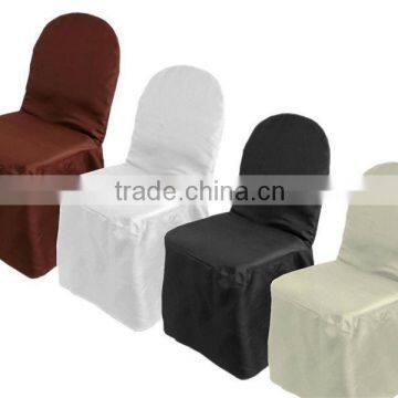 Cheap banquet polyester chair cover from china