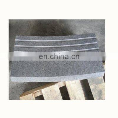 Flamed Natural  basalt stone steps stair tiles