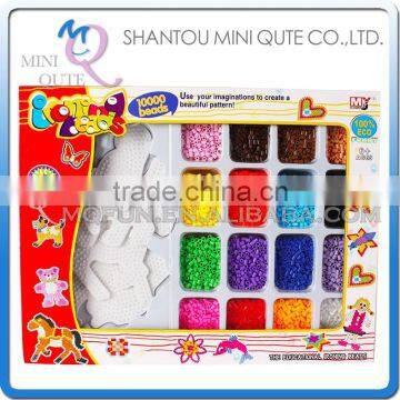 Mini Qute DIY Ironing Hama Perler Beans 3D Jigsaw pattern Model building block pegboard educational toy (Accept OEM) NO.BT-0058B