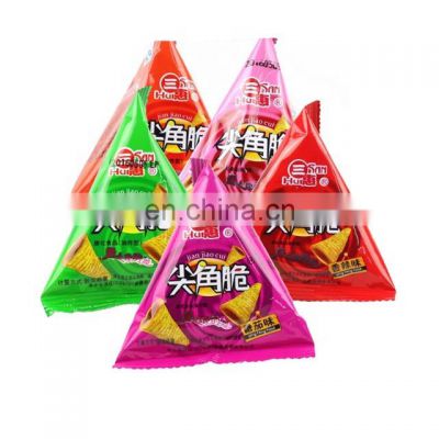 Shaped pouch aluminum foil potato chip packaging triangle candy bag