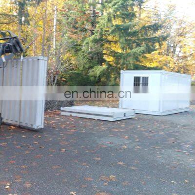 20ft Steel Structures Folding Living Prefab Modular Homes Stackable Foldable Container House