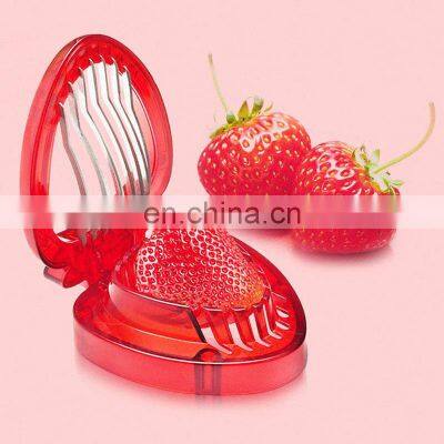 2022 Strawberry Divider Hand Different Kids Molds Stainless Steel Dry Slicer Tool Fruit Shape Cutters