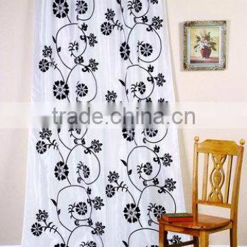 HOT SELLING CURTAIN PASTORAL STYLE FLOWER WINDOW CURTAIN FROM CHINA