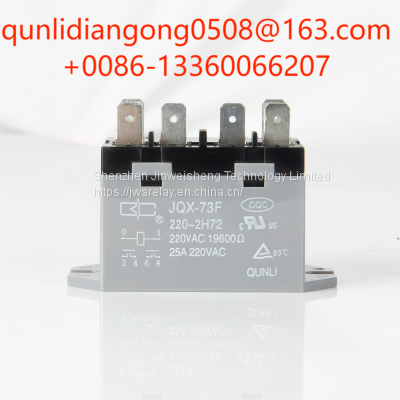 Small High-power AC DC Refrigerator Air Conditioning Electromagnetic Relay JQX-73F photo-3