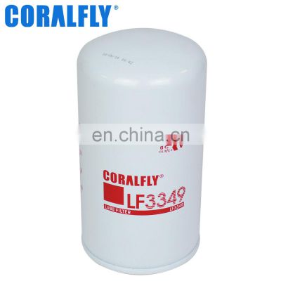 Coralfly Oil filter LF3349 LFP780 BT7339 P558615  PH3976A 51607 Truck Spin-on Lube Filter For Fleetguard