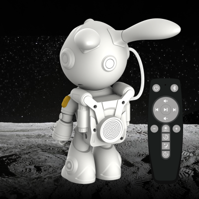 Astronaut Galaxy Projector With BT Speaker Cute Bunny Lamp Nebula Starlight Proyector Remote Control Smart Led Night Light photo-3