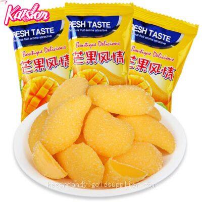 HALAL certification big size mango flavor gummy soft candy