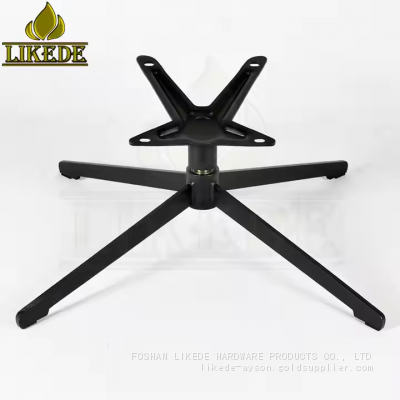 Tilt Beveled Top Plate Black Steel Iron Easy Swivel Rotating Furniture Legs Chair Base With Stylish Design photo-5