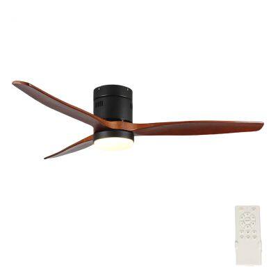 52inch Ceiling Fan With Solid Wood Blades Fans With Remote Cotroller photo-2