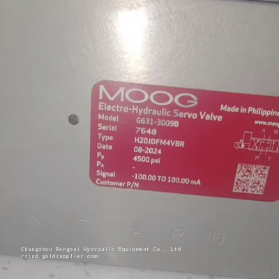MOOG servo valve, model G631-3009B
