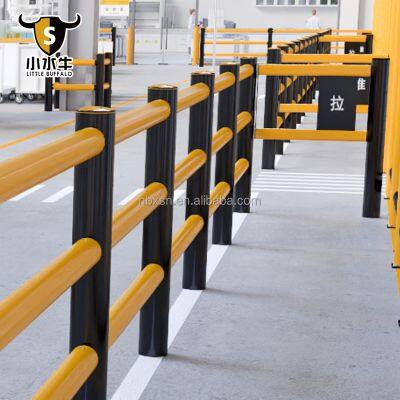 HDPE Flexible Elastic Safety Barrier System 1/2/3 Horizontal Bars Traffic Barrier Road Safety