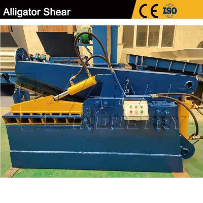 Machine de cisaillement de déchets métalliques en alligator, ciseaux industriels à forte capacité