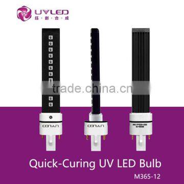 Professional 365nm+405nm 9w 12v uv Lamp for gel nails/Newest fast curing led uv nail lamp nail art polish gel uv led 365nm