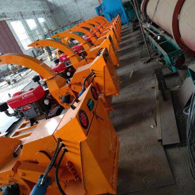 Drum Wood Chipper Portable Diesel Engine Wood Grinder Wood Chipping Machine photo-3