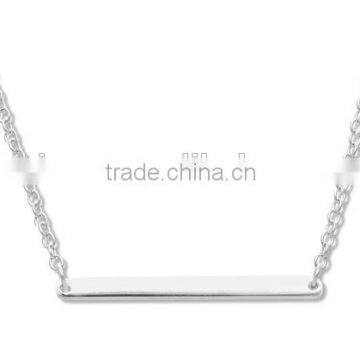 Wholesale Alibaba Express Silver Bar Necklace wholesale catholic jewelry