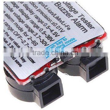 Low Voltage Lipo/Li-ion/Fe Battery Voltage 2IN1 Tester Buzzer Alarm 1-8S photo-3